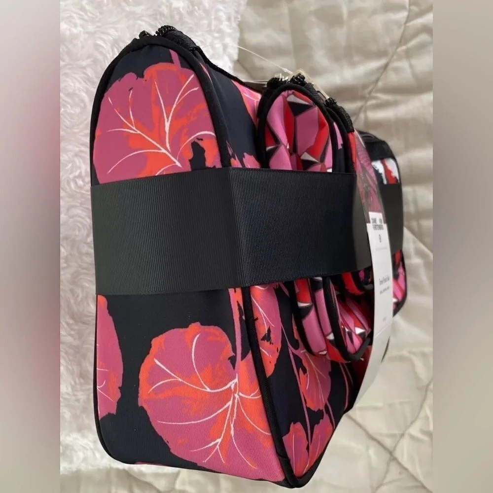NWT DVF for Target 3 Pack Travel‎ Pouches Geranium Leaf/Modern